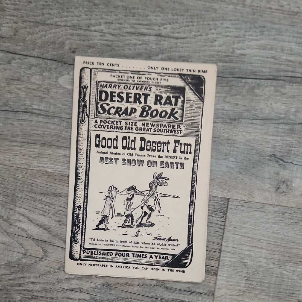 Vintage Desert Rat Scrap Book